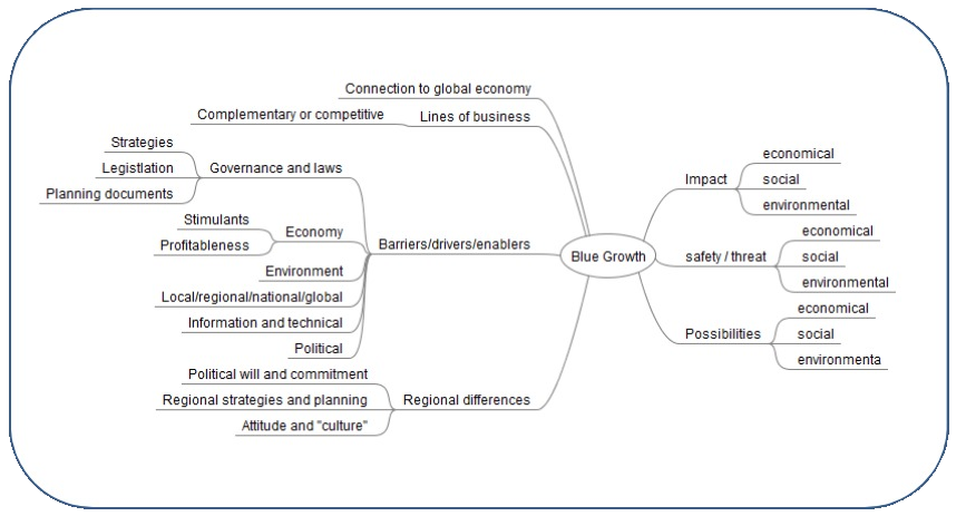 Mapping the operational environment of the blue growth